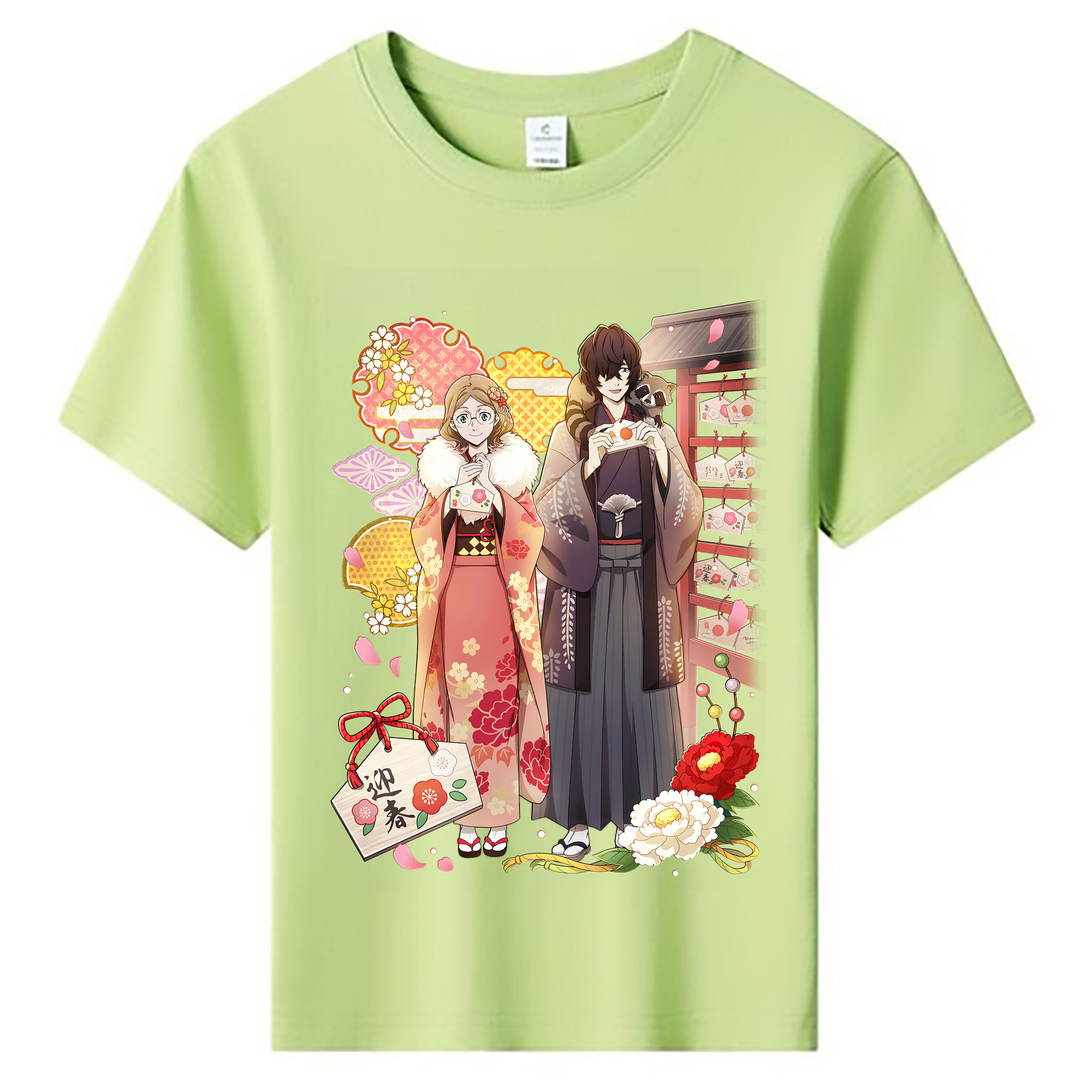 （画像用） 文豪ストレイドッグス Bungo Stray Dogs 綿100％キッズTシャツ（フロントプリント）